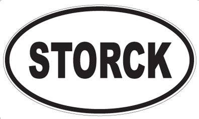 STORCK - Oval Sticker