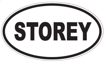 STOREY - Oval Sticker
