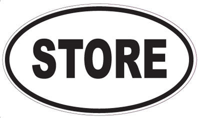 STORE - Oval Magnet