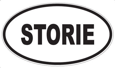 STORIE - Oval Sticker