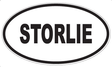 STORLIE - Oval Sticker
