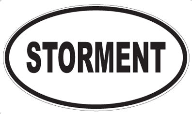 STORMENT - Oval Magnet
