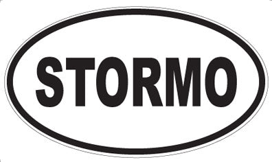 STORMO - Oval Sticker