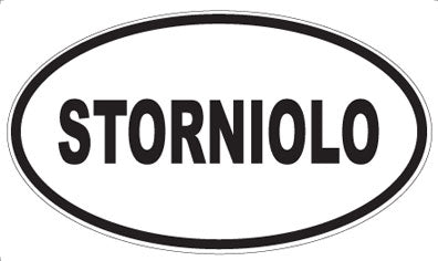 STORNIOLO - Oval Sticker