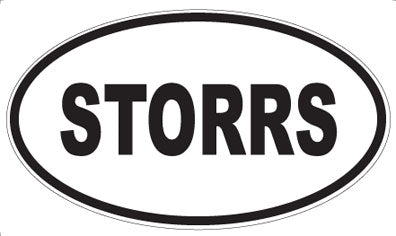STORRS - Oval Magnet