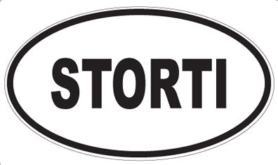 STORTI - Oval Sticker