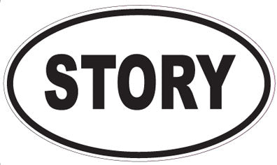 STORY - Oval Magnet