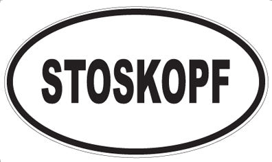 STOSKOPF - Oval Magnet