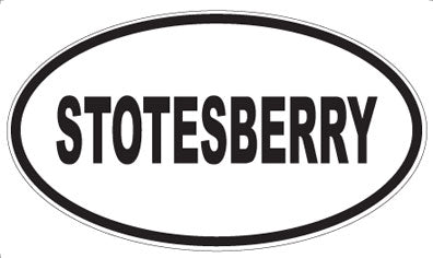 STOTESBERRY - Oval Magnet