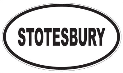 STOTESBURY - Oval Sticker