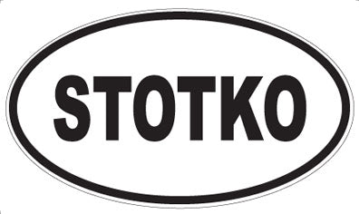 STOTKO - Oval Sticker