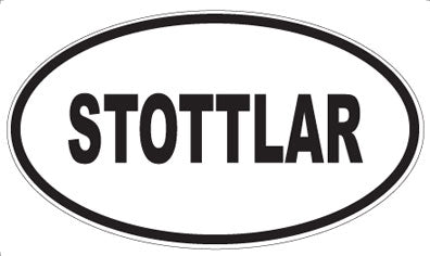 STOTTLAR - Oval Sticker