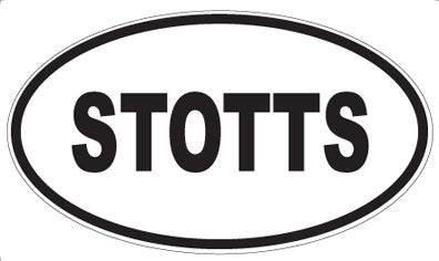 STOTTS - Oval Magnet