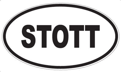 STOTT - Oval Magnet