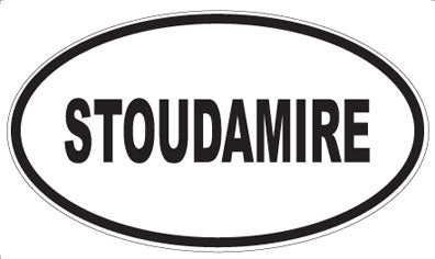STOUDAMIRE - Oval Magnet