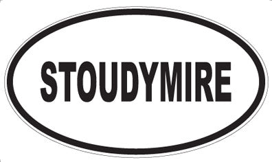 STOUDYMIRE - Oval Magnet