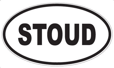 STOUD - Oval Magnet