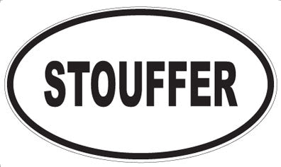 STOUFFER - Oval Magnet