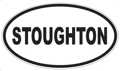 STOUGHTON - Oval Magnet
