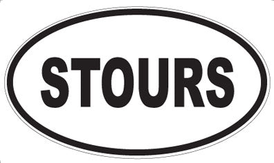 STOURS - Oval Magnet