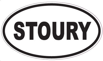 STOURY - Oval Sticker