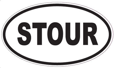 STOUR - Oval Magnet