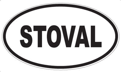 STOVAL - Oval Magnet