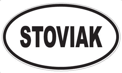 STOVIAK - Oval Magnet