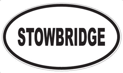 STOWBRIDGE - Oval Sticker