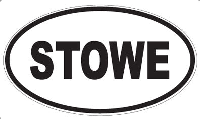 STOWE - Oval Sticker