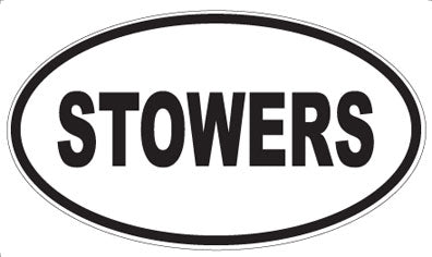 STOWERS - Oval Magnet