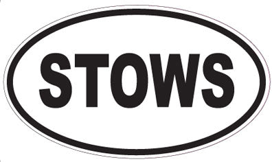 STOWS - Oval Magnet
