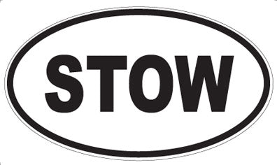 STOW - Oval Magnet