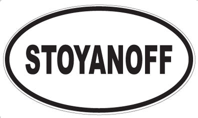 STOYANOFF - Oval Magnet