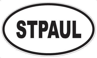 STPAUL - Oval Sticker
