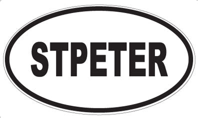 STPETER - Oval Magnet
