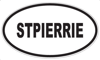 STPIERRIE - Oval Magnet
