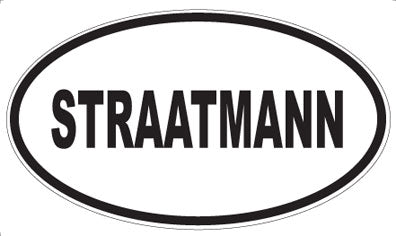 STRAATMANN - Oval Magnet