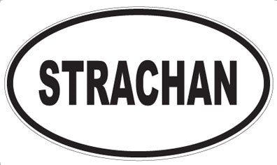 STRACHAN - Oval Magnet