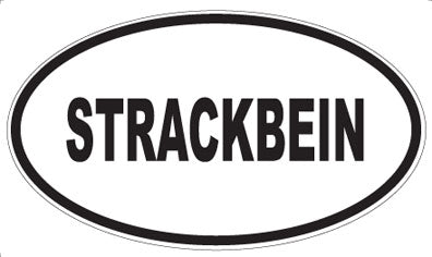 STRACKBEIN - Oval Sticker