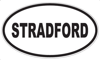 STRADFORD - Oval Magnet