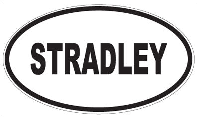 STRADLEY - Oval Sticker