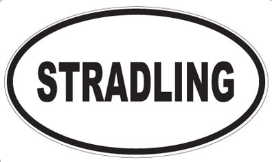 STRADLING - Oval Magnet
