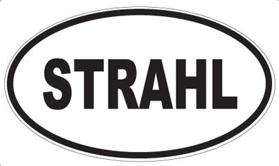 STRAHL - Oval Magnet