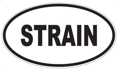 STRAIN - Oval Magnet