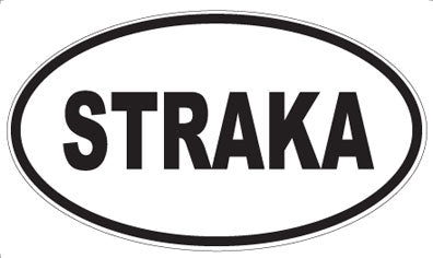 STRAKA - Oval Magnet