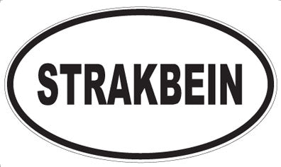STRAKBEIN - Oval Magnet