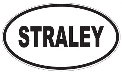 STRALEY - Oval Magnet