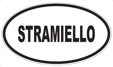 STRAMIELLO - Oval Magnet