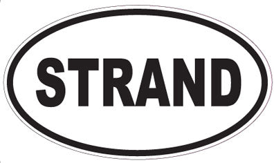 STRAND - Oval Sticker